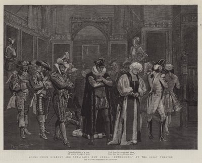 Scene from Gilbert and Sullivan